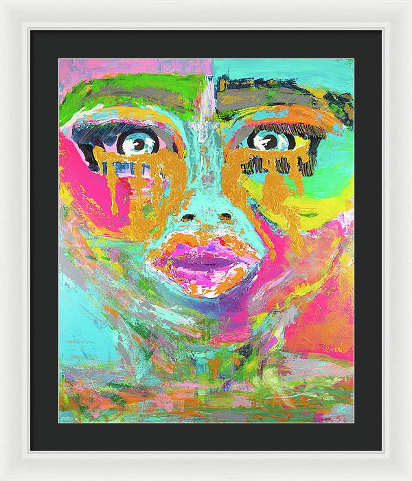 Golden Tears of Joy - Framed Print