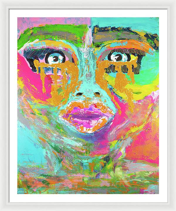 Golden Tears of Joy - Framed Print