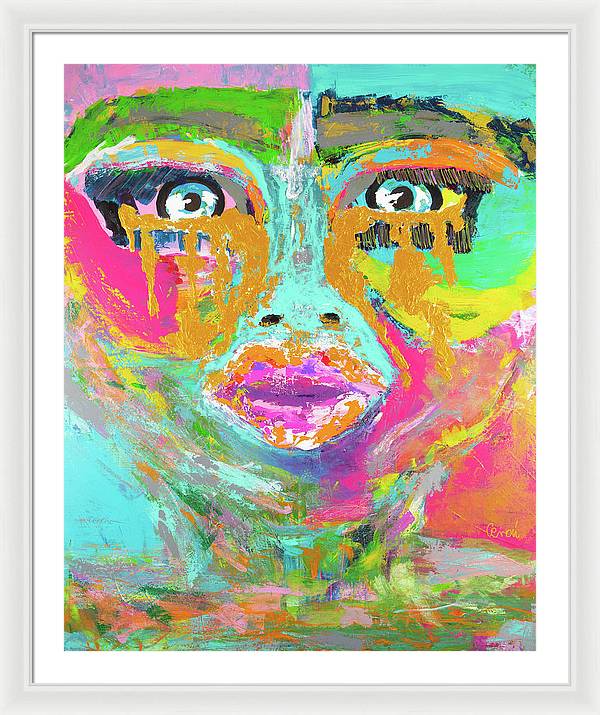 Golden Tears of Joy - Framed Print