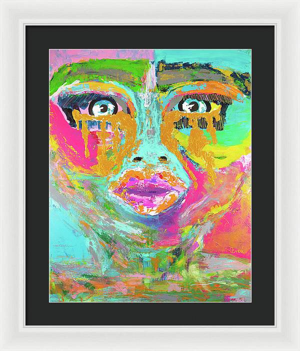 Golden Tears of Joy - Framed Print