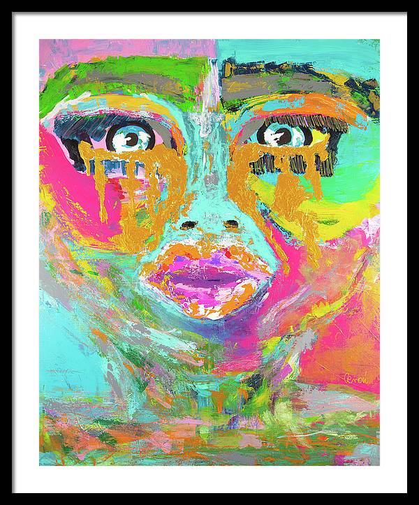 Golden Tears of Joy - Framed Print