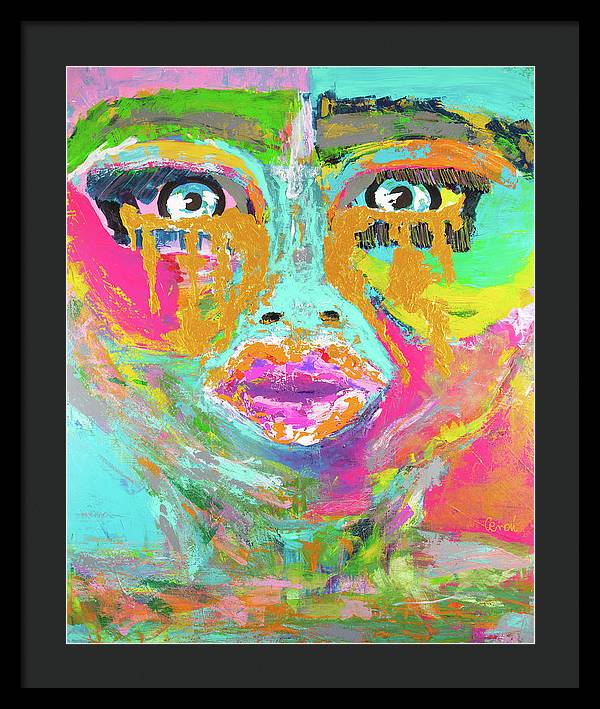 Golden Tears of Joy - Framed Print