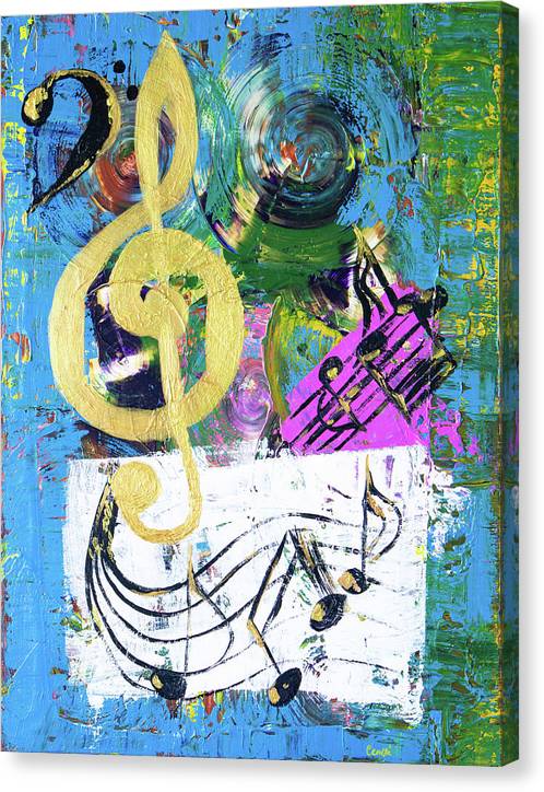 Let The Music Play - Canvas Print