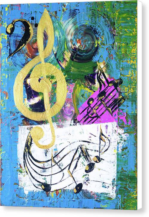 Let The Music Play - Canvas Print