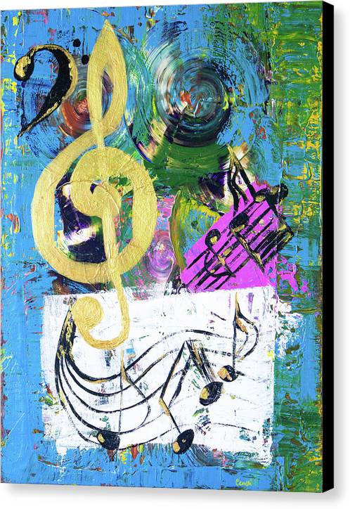 Let The Music Play - Canvas Print