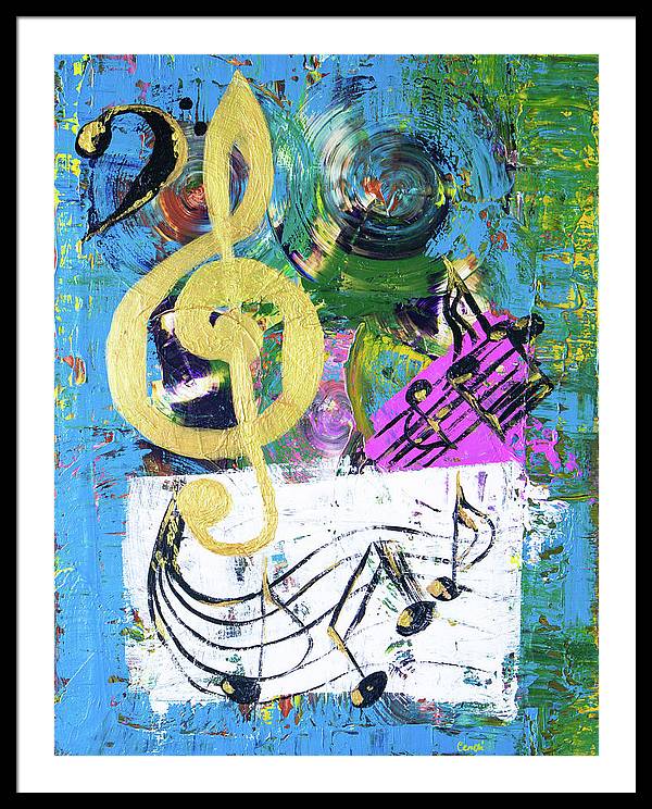 Let The Music Play - Framed Print