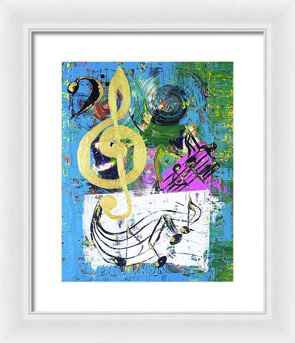 Let The Music Play - Framed Print