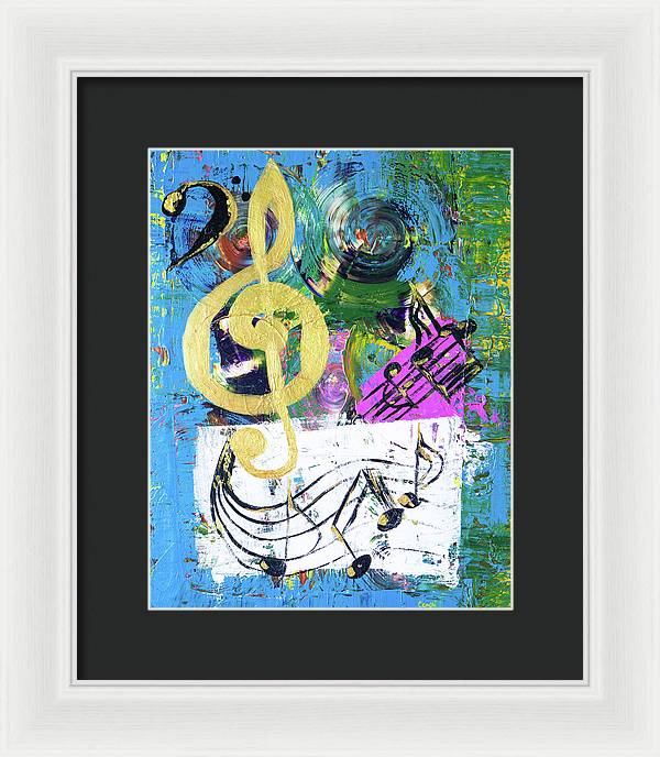 Let The Music Play - Framed Print