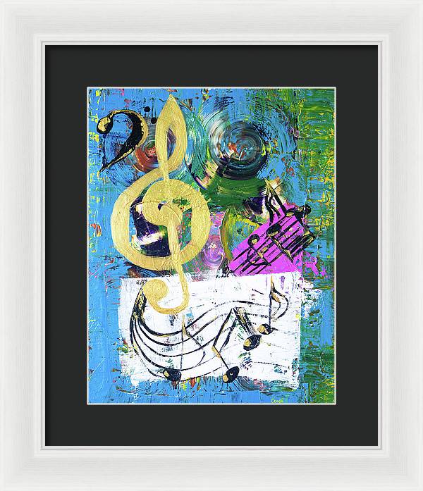 Let The Music Play - Framed Print