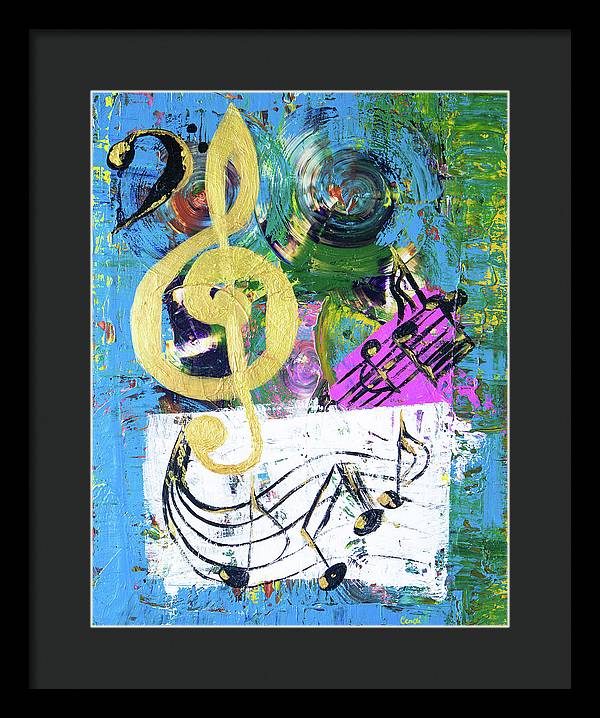 Let The Music Play - Framed Print