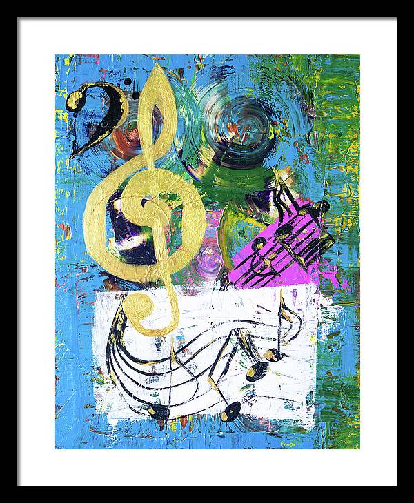 Let The Music Play - Framed Print