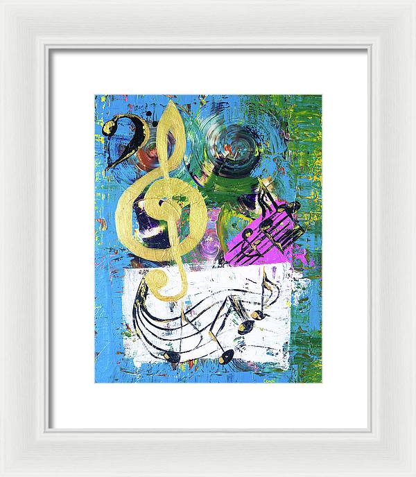 Let The Music Play - Framed Print