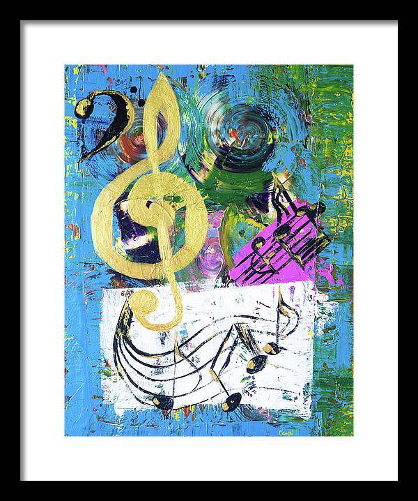 Let The Music Play - Framed Print