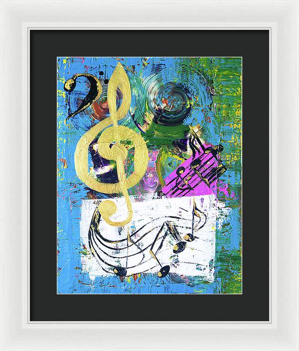 Let The Music Play - Framed Print