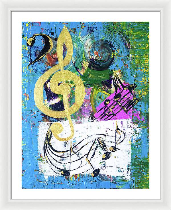 Let The Music Play - Framed Print