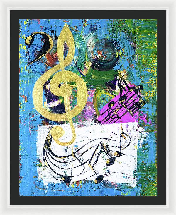 Let The Music Play - Framed Print