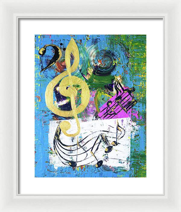 Let The Music Play - Framed Print