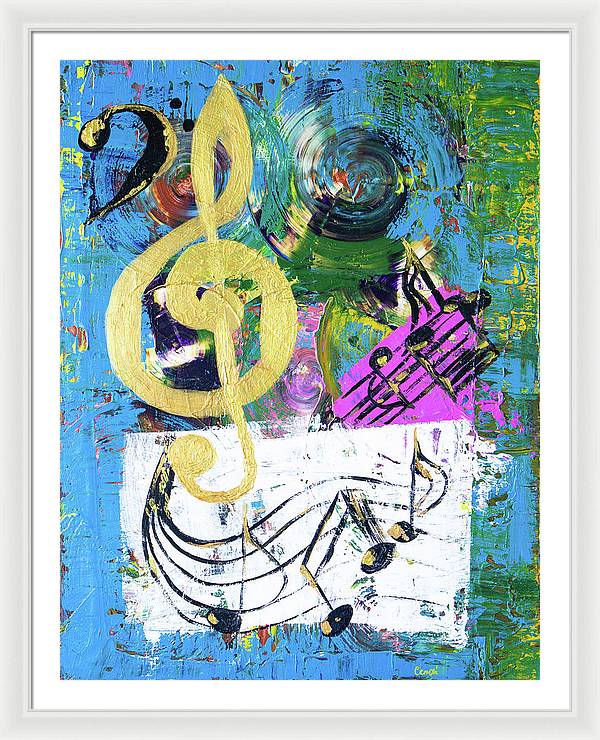 Let The Music Play - Framed Print