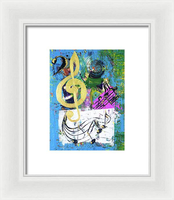 Let The Music Play - Framed Print