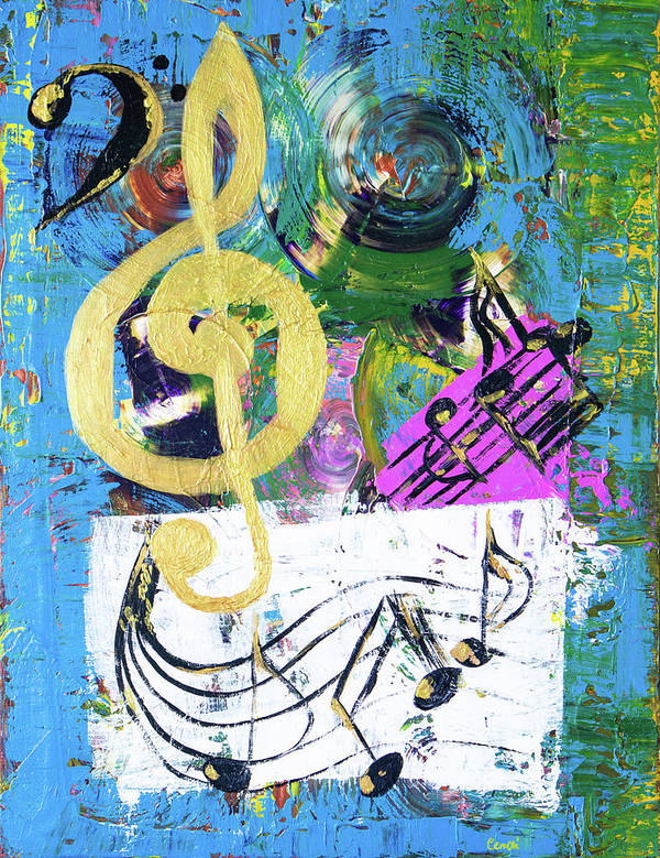 Let The Music Play - Art Print