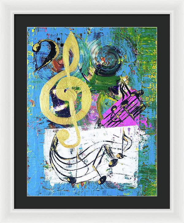 Let The Music Play - Framed Print