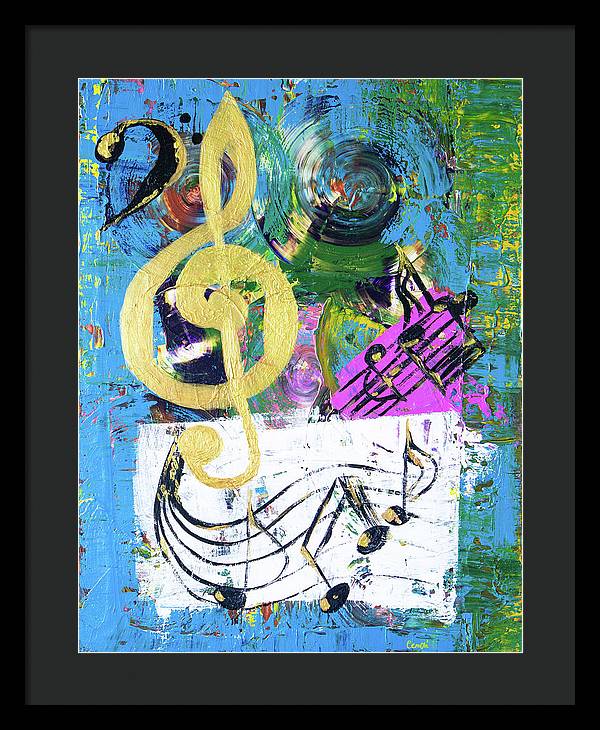 Let The Music Play - Framed Print