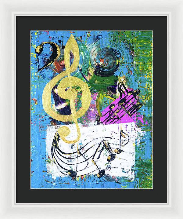 Let The Music Play - Framed Print