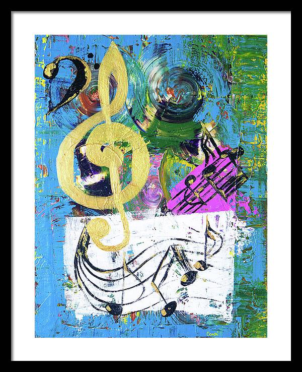 Let The Music Play - Framed Print