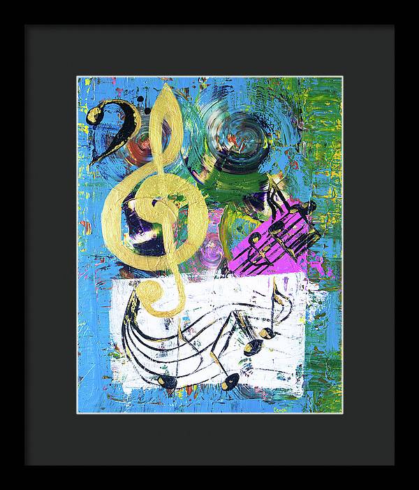 Let The Music Play - Framed Print