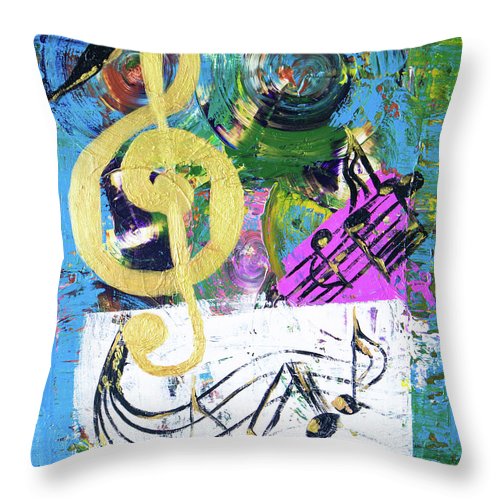 Let The Music Play - Throw Pillow