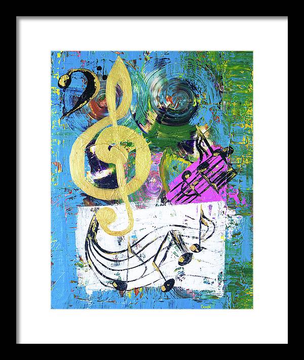 Let The Music Play - Framed Print