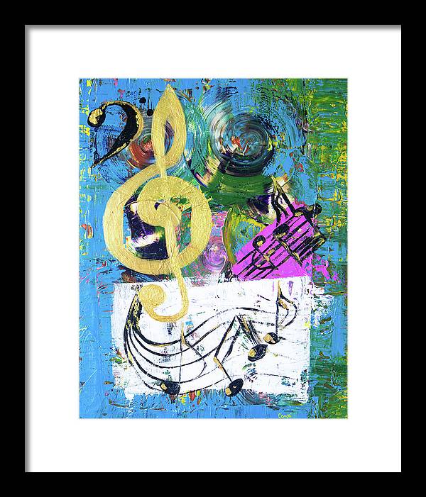 Let The Music Play - Framed Print