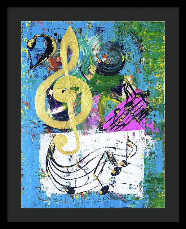 Let The Music Play - Framed Print