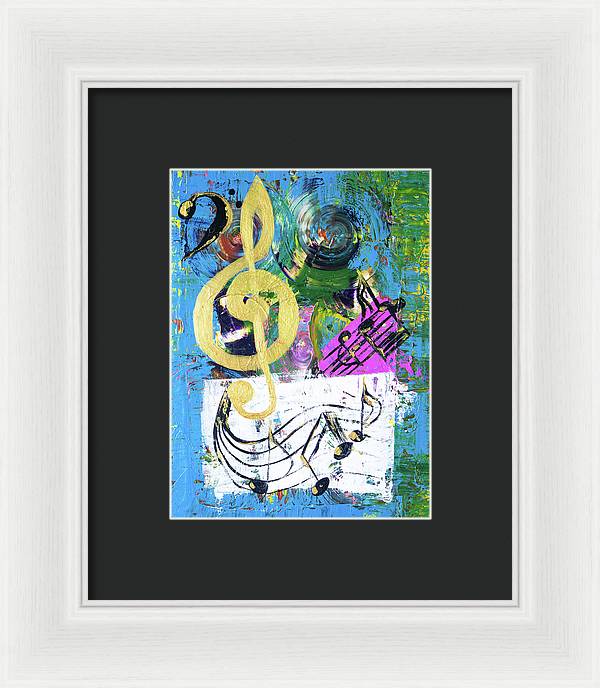 Let The Music Play - Framed Print