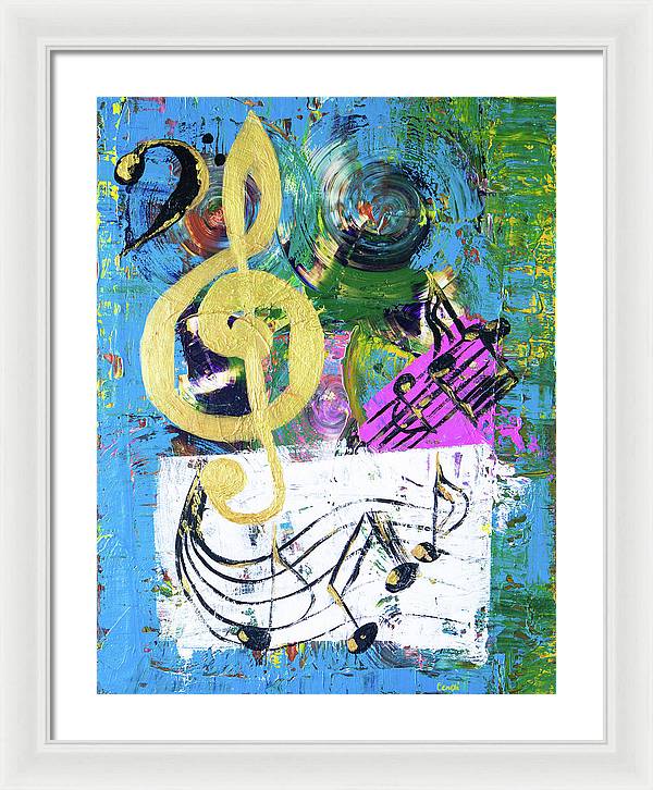 Let The Music Play - Framed Print