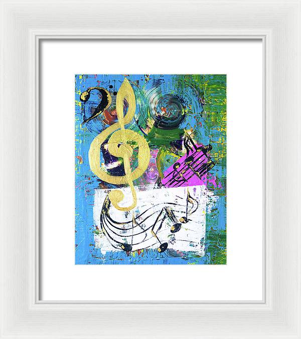 Let The Music Play - Framed Print