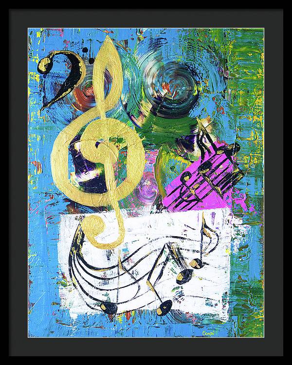 Let The Music Play - Framed Print