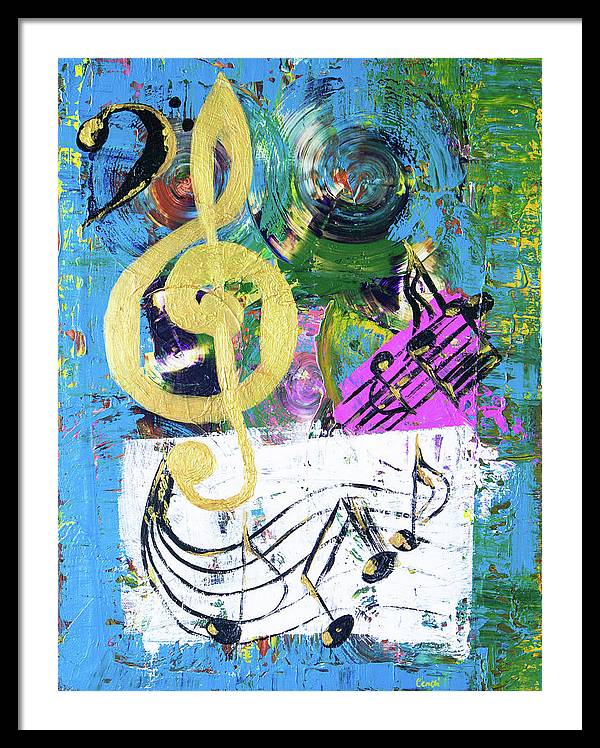 Let The Music Play - Framed Print