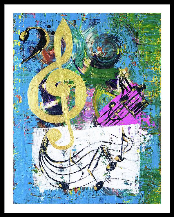 Let The Music Play - Framed Print