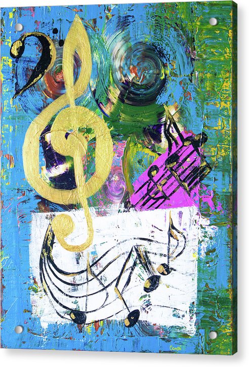 Lassen Sie die Musik spielen - Acrylglasbild