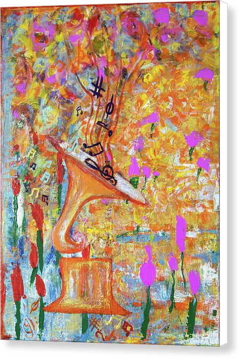 Life Is A Music - Canvas Print