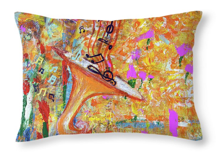 Life Is A Music - Throw Pillow