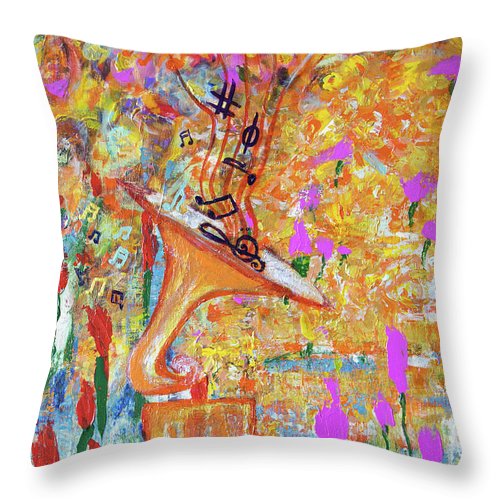 Life Is A Music - Throw Pillow