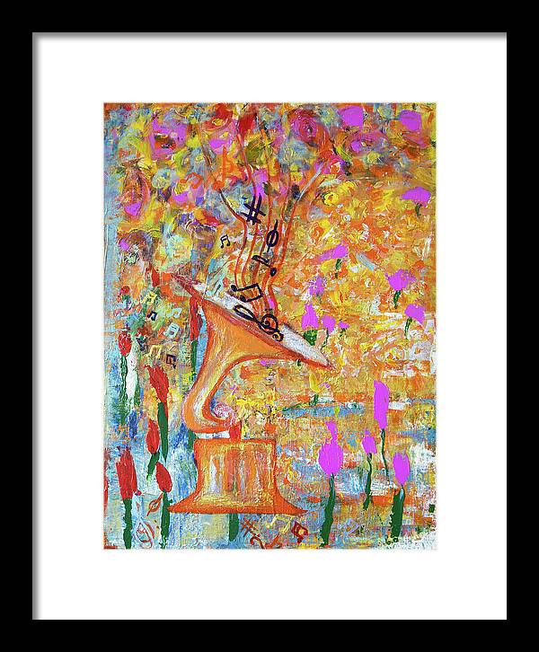 Life Is A Music - Framed Print