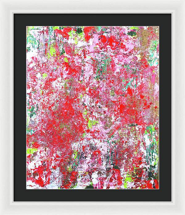 Love is red - Framed Print