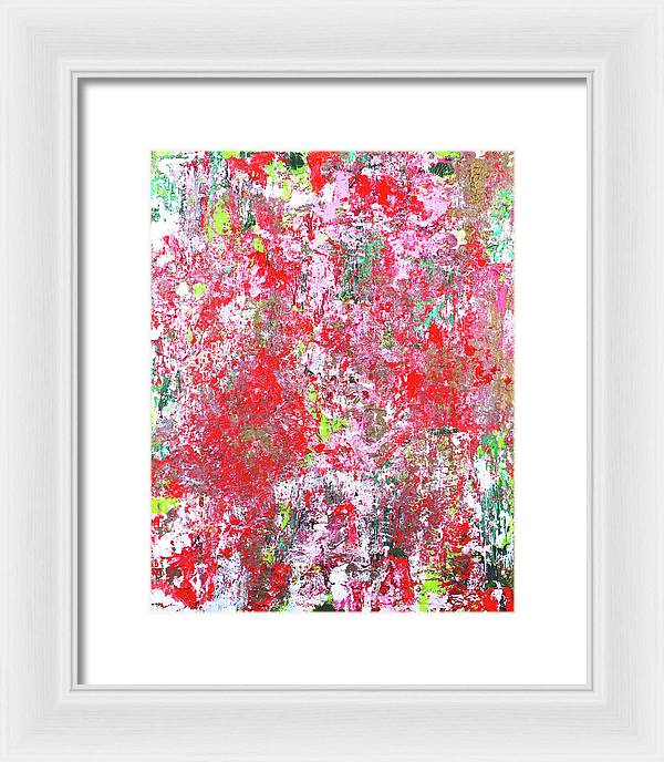 Love is red - Framed Print