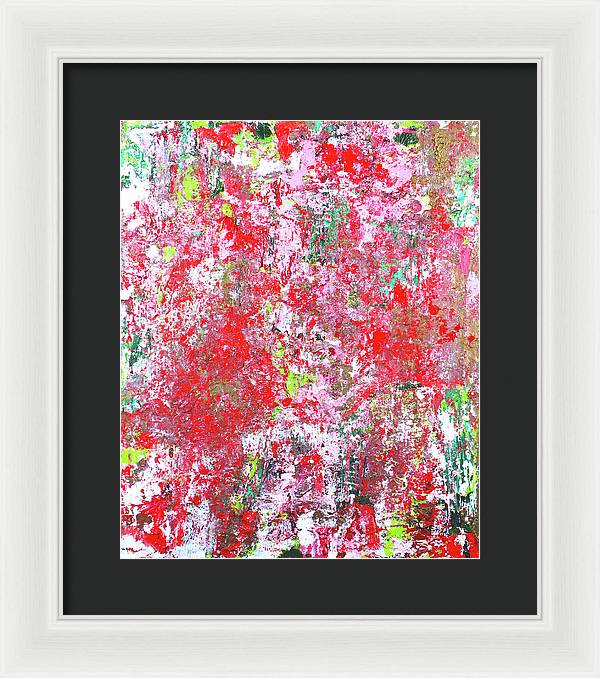 Love is red - Framed Print