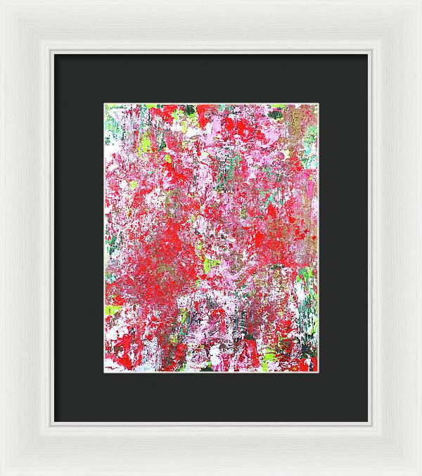 Love is red - Framed Print