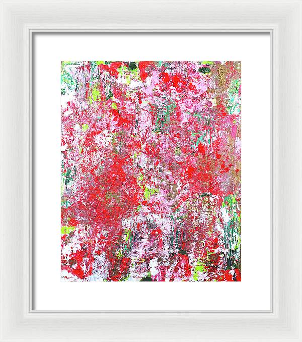 Love is red - Framed Print