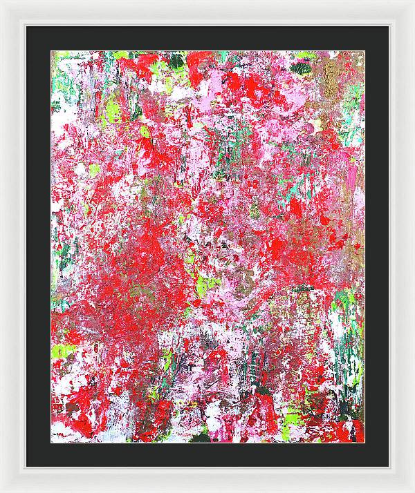 Love is red - Framed Print